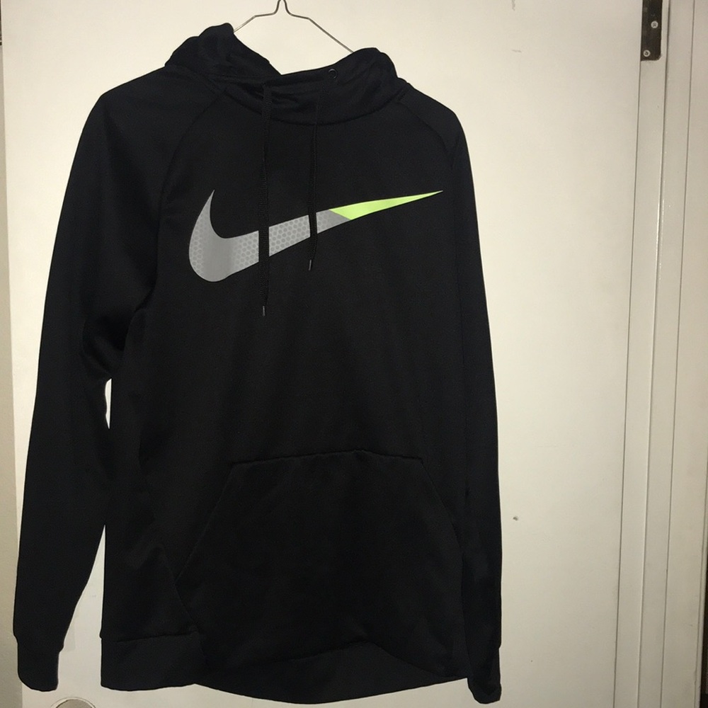 Nike black hooded sweatshirt